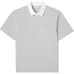 LACOSTE Мужская поло светло-серого цвета