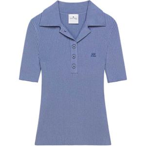 Поло Courrèges Iconic COURREGES, синий