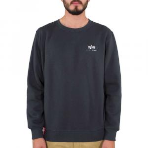 Толстовка Alpha Industries Basic Small Logo, синий