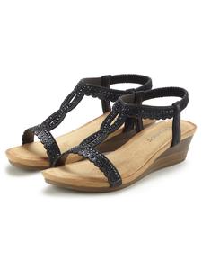 Vivance Черные сандалии