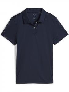 Puma Поло "GirLongsleeve Pure SS Polo" синего цвета