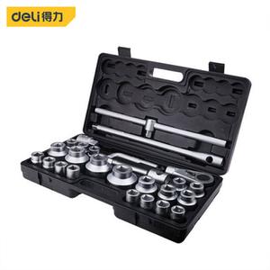 Deli, набор головок серии 19 мм, 26 предметов, набор ручных инструментов 3/4, стержень, большой комбинированный набор головок с выдвижной головкой DL1026B