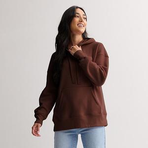 Женская флисовая туника-худи Sonoma Goods For Life, Naveena Plum