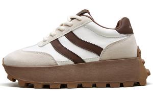 Износостойкие и легкие женские низкие кеды Casual La Chapelle, бежевый