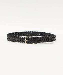 Ремень из кожи и сетки L'arcobaleno 30 мм United Arrows, цвет Black