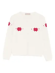 Кардиган с круглым вырезом La Stupenderia, кремовый