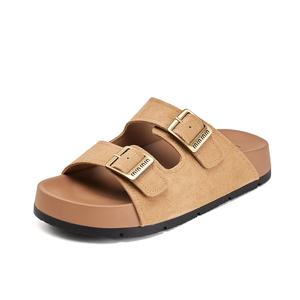 La Chapelle Сандалии-слайдеры с противоскользящей подошвой, износостойкие, женские, коричневые