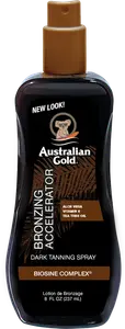 Солнцезащитный крем Australian Gold Accelerator Spray Gel mit Bronzer