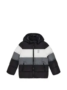 Куртка с капюшоном в стиле колор-блок LWJipe 705 Lego, черный