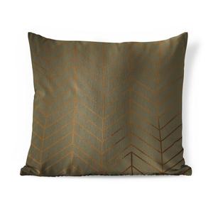 MuchoWow Декоративная подушка Диванная подушка Декоративная подушка для гостиной 45 x 45 см Линия - Золото - Узор - Чехлы для подушек - Декоративные чехлы для подушек - Декоративные чехлы для подушек