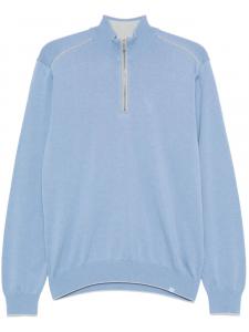 Paul & Shark рубашка поло с воротником на молнии, синий