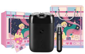 Миниатюрная портативная электробритва mi s100 с роторной системой, полностью водонепроницаемая ipx7, перезаряжаемая, для сухого и влажного бритья, моется под проточной водой Xiaomi