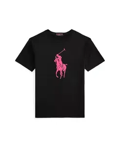 Футболка Big Boys Pink Pony из хлопкового джерси Polo Ralph Lauren, розовый