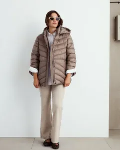 Однотонные женские брюки из вискозы Couchel, бежевый