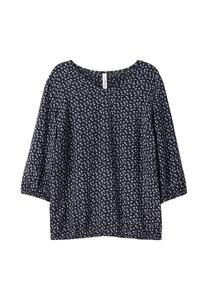 Туника с цветочным принтом по всей поверхности sheego, цвет Mittelblau Bedruckt