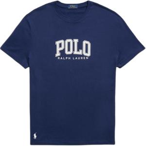 Футболка с логотипом и круглым вырезом Polo Ralph Lauren, синий