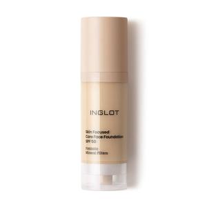 Inglot, Skin Focused Face Care Foundation Spf 50 Light Olive 301, 30 мл