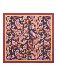 Шелковый платок с принтом пейсли ETRO, красный