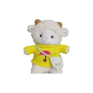 Плюшевая кукла Poky Lamb высотой 23 см Dolls and bears dance, белый