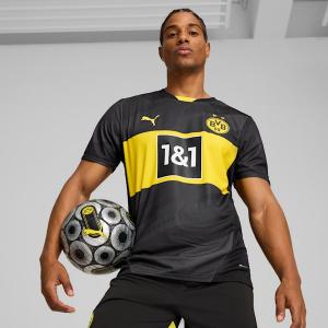 Мужская футбольная майка Borussia Dortmund 24/25 Replica Away Puma, черный