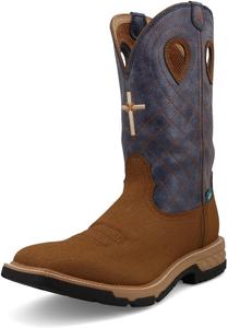 Ботинки Twisted X Men's Work Chukka Driving Moc, с мягким и стальным носком, Clay & Peacock