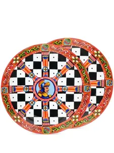 Набор из двух обеденных тарелок Dolce & Gabbana, черный