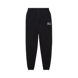 Спортивные брюки Nike x Stussy Fleeces 'Black', черный