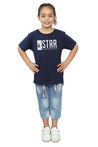 Хлопковая футболка Flash Star Labs DC Comics, темно-синий