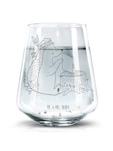 Стакан для питья с украшением в виде перьев ежика, без слов, прозрачный Mr. & Mrs. Panda