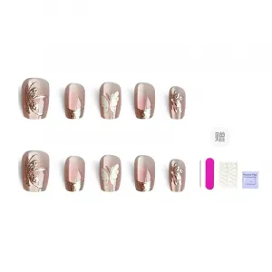 Искусственные ногти для женщин ORANOT, Long Ladder M, Suitable For Chubby Hand 16-12-13-12-9