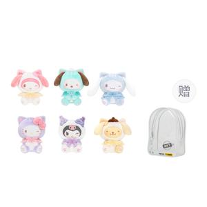 Плюшевый набор Sanrio Family Doodling Kitten, мистическая коробка, одиночная мистическая коробка/полный набор 6 шт TOP TOY
