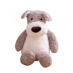 Плюшевая кукла милый щенок высота 35см/50см Tranquility and elegance, серый