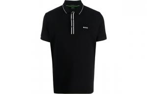 HUGO BOSS Мужская черная поло