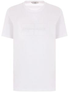 Футболка Elisabetta Franchi с логотипом, белый