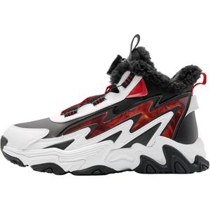 Детская повседневная обувь для начальной школы QIAODAN, черный/белый