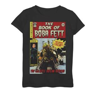 Футболка с обложкой комикса «Звёздные войны: Книга Бобы Фетта» для девочек 7–16 лет Star Wars