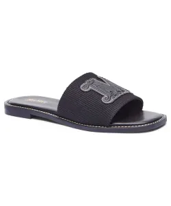 Джиновые тапочки Mm, черный