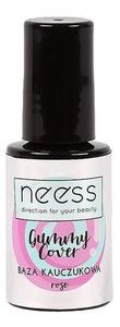 Резиновая основа для гибридных лаков для ногтей Gummy Cover, розовый, 4 мл Neess