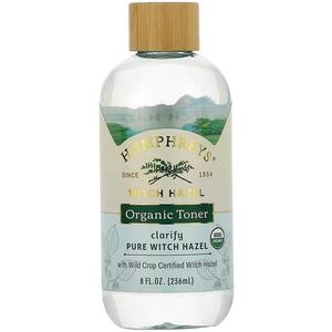 Органический тоник Humphreys Witch Hazel, 8 жидких унций (236 мл)