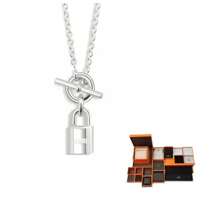 HERMES Келли Каденас 925 Серебряное Колье Женское