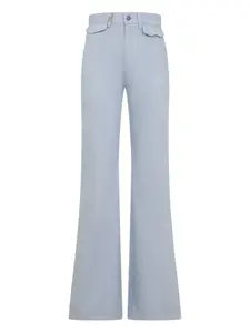 Расклешенные джинсы с завышенной талией CHLOÉ, синий