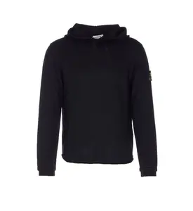 Свитер с капюшоном и нашивкой-логотипом Premiata, черный