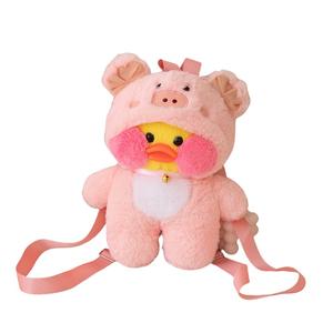 Плюшевая кукла уточка рюкзак высотой 30см Fat Fat Dragon