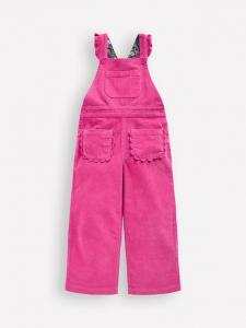 Детские вельветовые комбинезоны с рюшами Mini Boden, Raspberry Pink