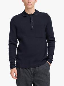 Толстовка Ingmar Knit Polo Casual Friday, Dark Navy