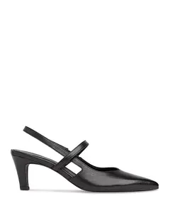 Женские туфли-лодочки Cecily с острым носком и ремешком на пятке на невысоком каблуке Whistles, черный