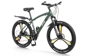 Горный велосипед Forest Trail, высокоуглеродистая сталь, дисковые тормоза, для активного отдыха взрослых Jeep