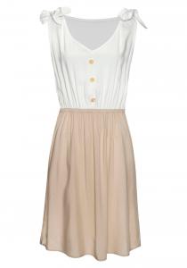 Летнее платье LASCANA, Cappuccino