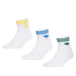 Adidas Originals Женские носки TREF щиколотка 3 пары белый