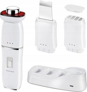 Микротоковое устройство для ухода за кожей лица со светотерапией VRAIKO Inna marka